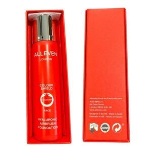 ALLEVEN London Amber Face Hyaluronic Airbrush Foundation 1.7 oz.